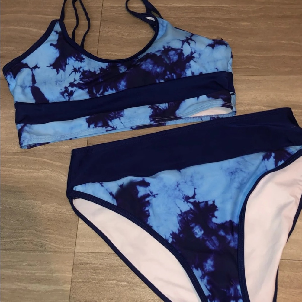 tie dye bikini set